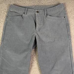 Lululemon Pants Mens 34 Blue ABC Slim Utilitech Chino Workwear Casual M5ABNS
